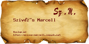 Szivós Marcell névjegykártya